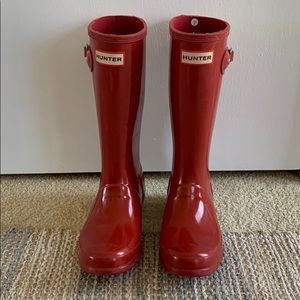 Red Hunter Rain Boots